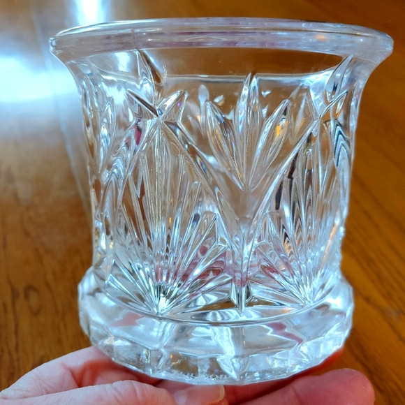 Lead Crystal Accent Sugar Bowl with Cover - Picture 4 of 10